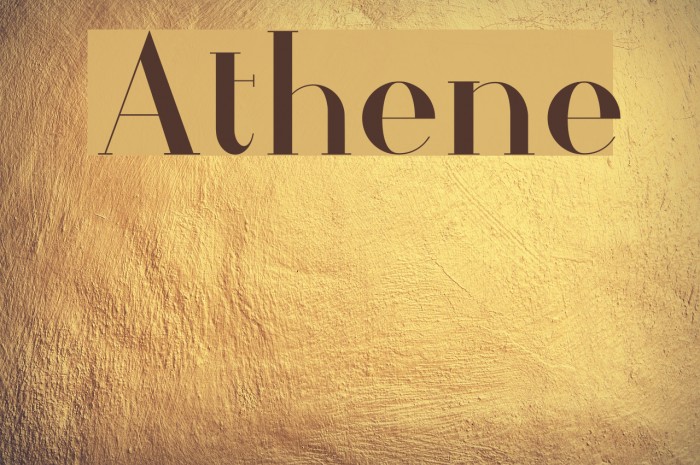 Athene フォント examples