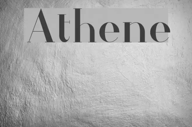 Athene フォント examples