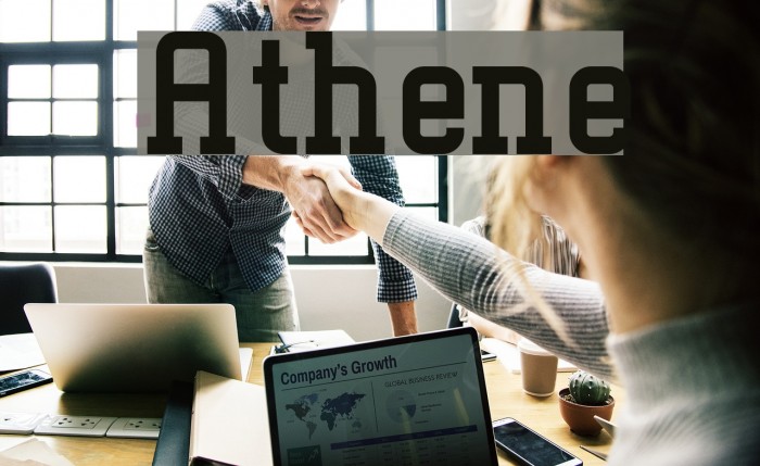Athene Schriftart examples