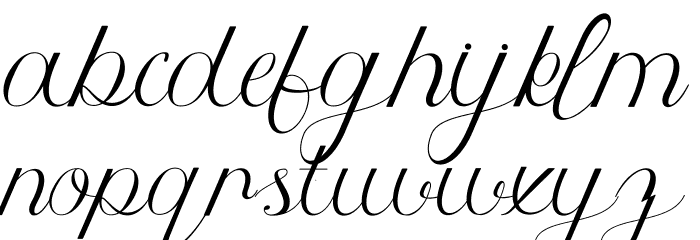 Athenia Font LOWERCASE