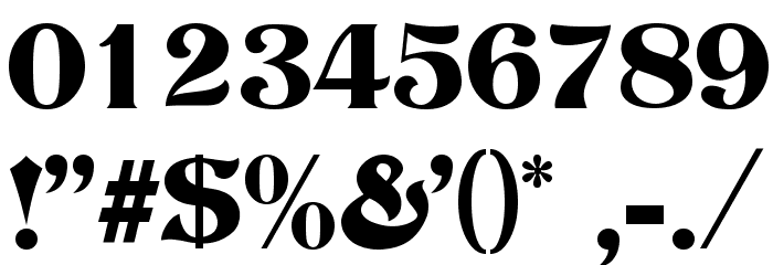 Athenian Normal Font OTHER CHARS