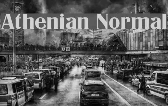 Athenian Normal Font examples