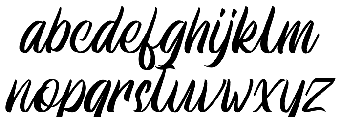 Athenic Font LOWERCASE