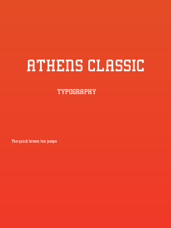 Athens Classic Poster