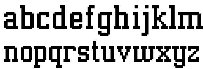 Athens Classic Font LOWERCASE