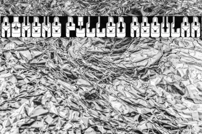 Athens Filled Regular Font examples