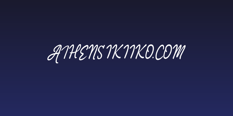 Athens ikiiko.com Social Header