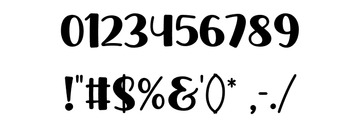 Athera Charlote Font OTHER CHARS