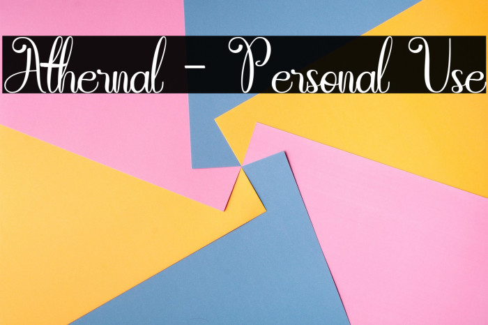 Athernal - Personal Use Example 1