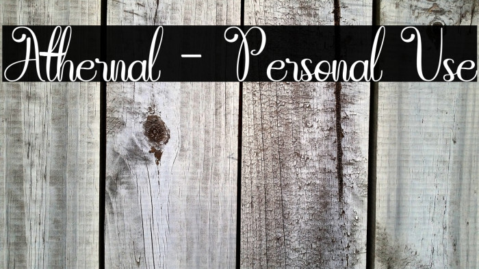 Athernal - Personal Use Example 2