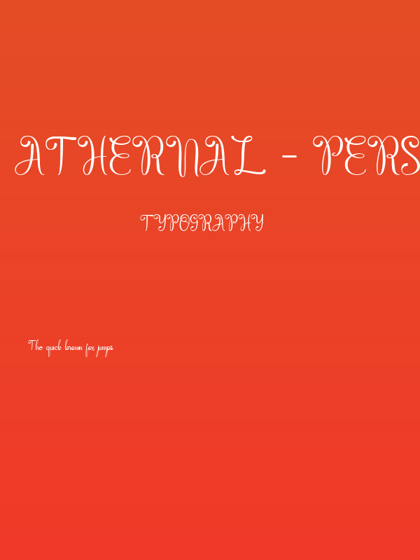 Athernal - Personal Use Poster