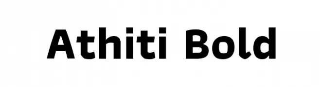 Athiti Bold  Fuentes Gratis Descargar