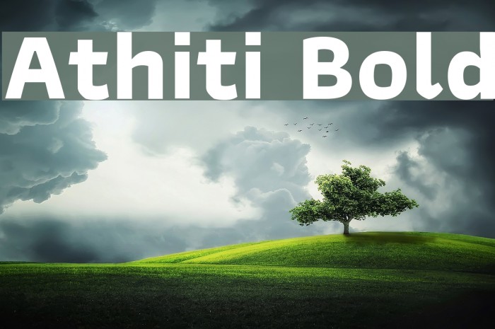 Athiti Bold Font examples