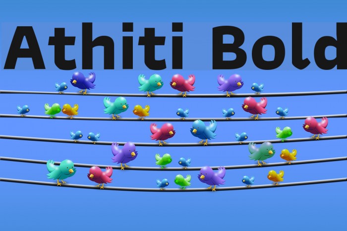 Athiti Bold Font examples