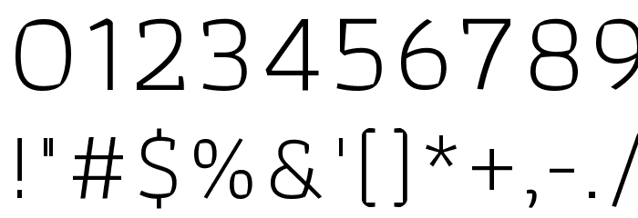 Athiti Light Font OTHER CHARS