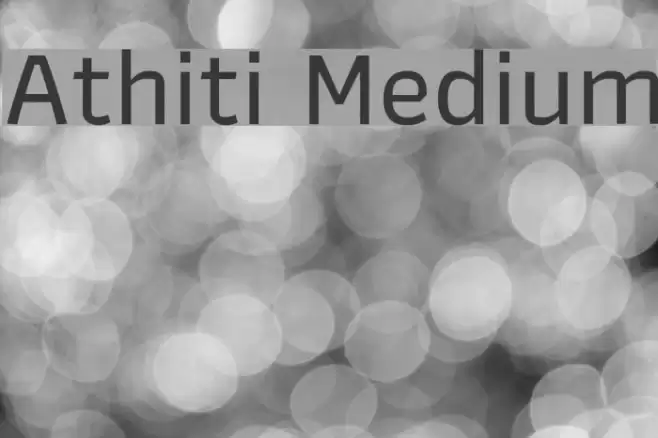 Athiti Medium Font examples