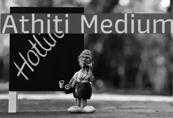 Athiti Medium Font examples