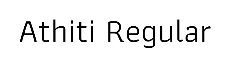 Athiti Regular Font