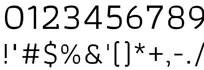Athiti Regular Font OTHER CHARS