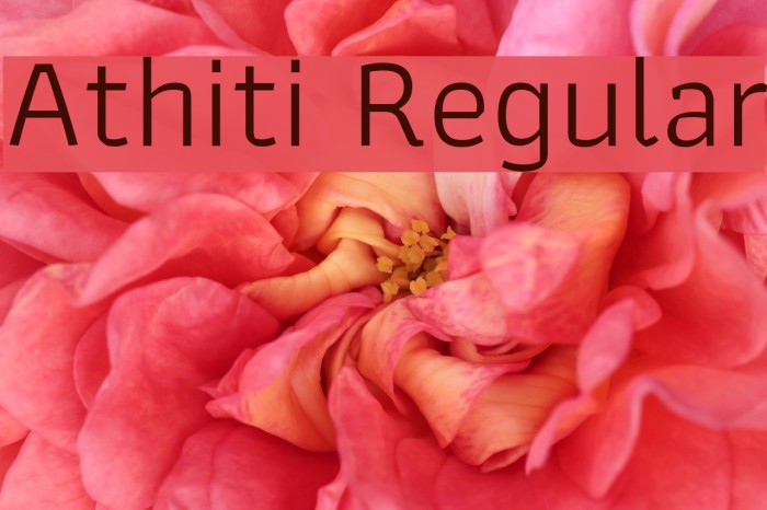 Athiti Regular Font examples