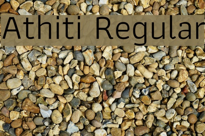 Athiti Regular Font examples