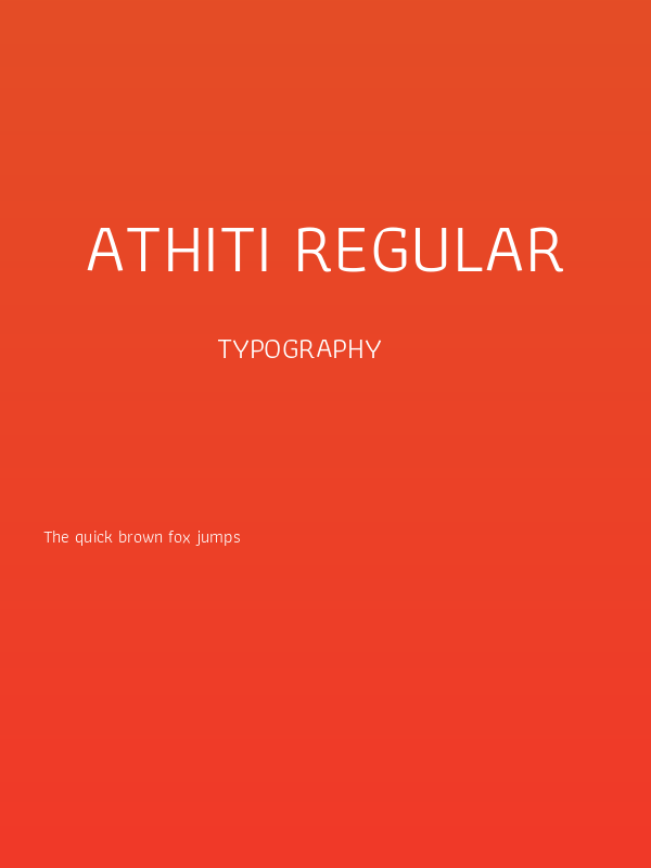 Athiti Regular Poster