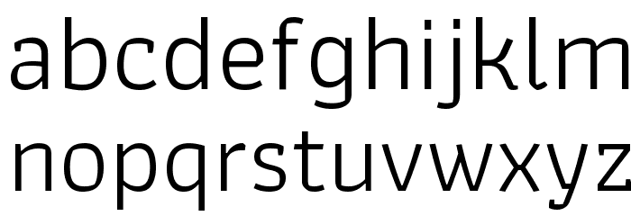 Athiti Regular Font LOWERCASE