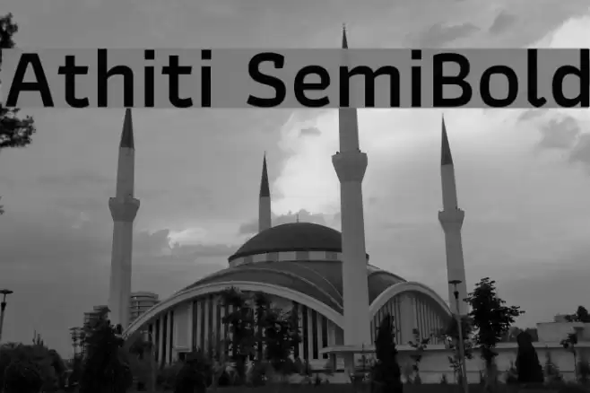 Athiti SemiBold Font examples