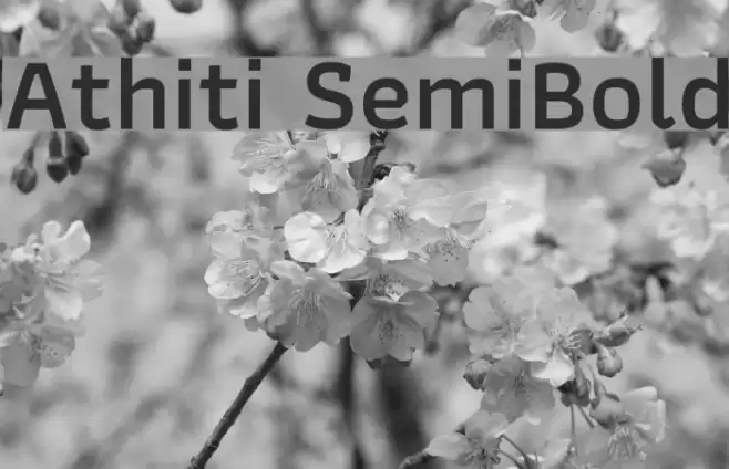 Athiti SemiBold Font examples