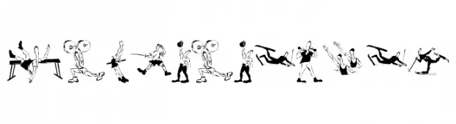 AthletenEins  Frei Schriftart Herunterladen