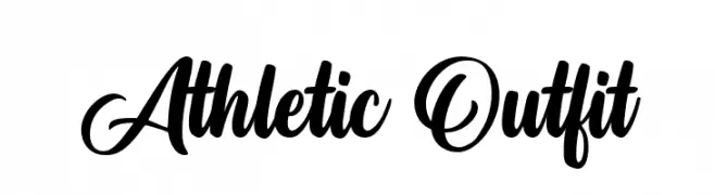 Athletic Outfit  Frei Schriftart Herunterladen