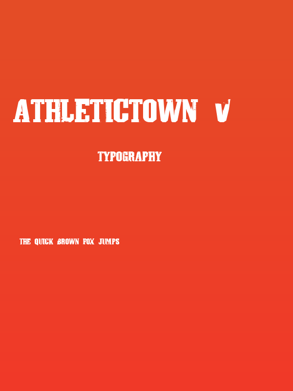 AthleticTown v0.1 Poster