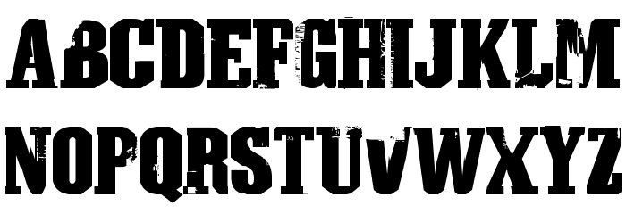 AthleticTown v0.1 Font LOWERCASE