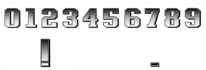 Athletica Regular Font OTHER CHARS