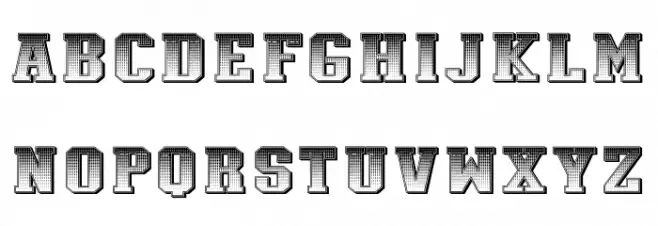 Athletica Regular Schriftart Groß