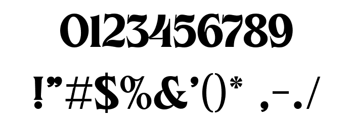 Athlone DEMO Font OTHER CHARS
