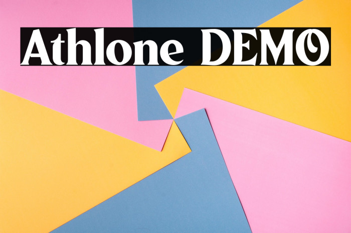 Athlone DEMO Example 3