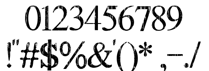 Athoor Style Brush Clean Font OTHER CHARS