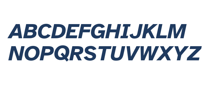 Atkinson Hyperlegible Bold Italic Uppercase