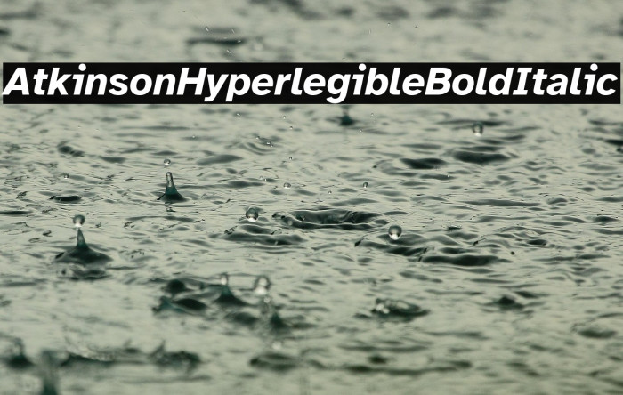 Atkinson Hyperlegible Bold Italic Example 2