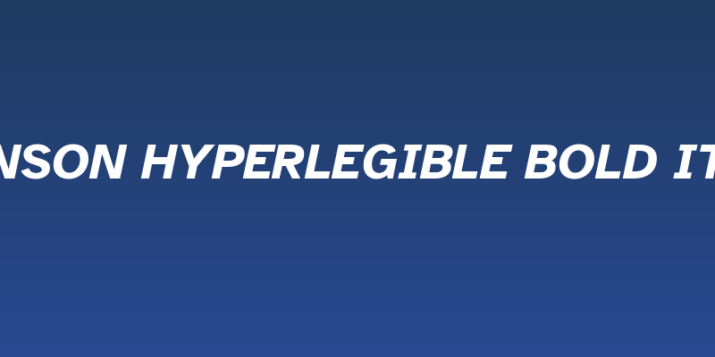 Atkinson Hyperlegible Bold Italic Social Header