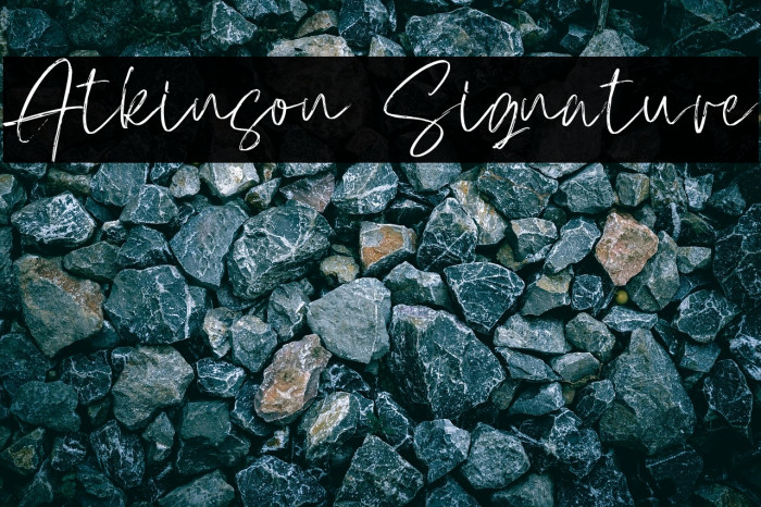 Atkinson Signature Example 2