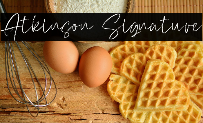 Atkinson Signature Example 3