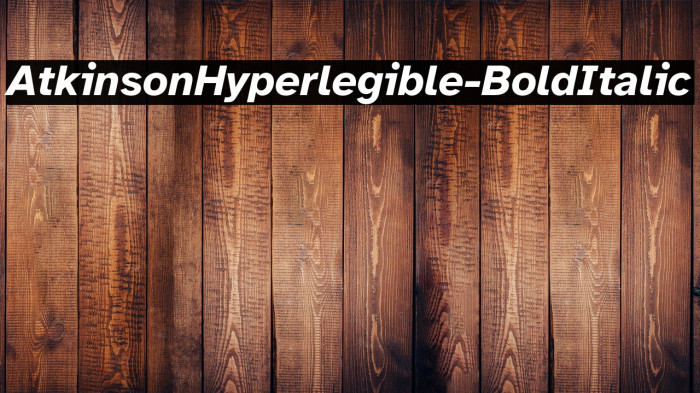 AtkinsonHyperlegible-BoldItalic Example 2