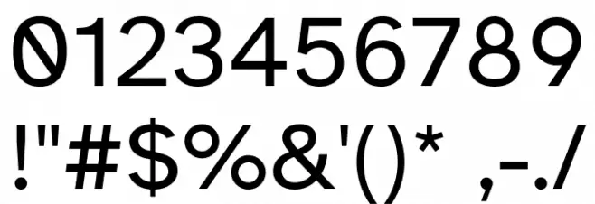 AtkinsonHyperlegible-Regular Font OTHER CHARS