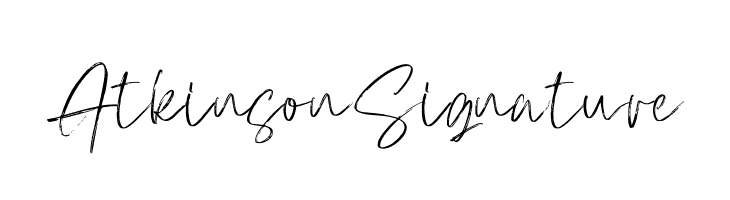 AtkinsonSignature  font caratteri gratis