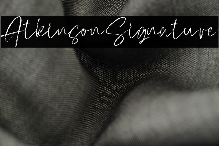 AtkinsonSignature Example 2