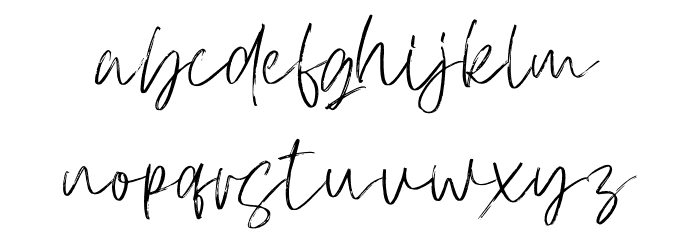 AtkinsonSignature Font LOWERCASE