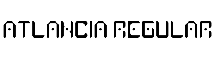 Atlancia Regular  Frei Schriftart Herunterladen