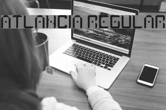 Atlancia Regular Font examples